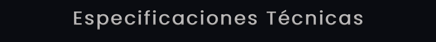 especificaciones