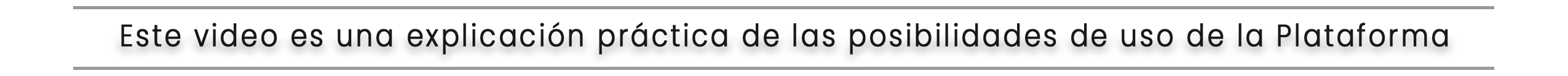 Descripcion video